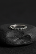 Sterling Silver Dainty Little Flowers Ring