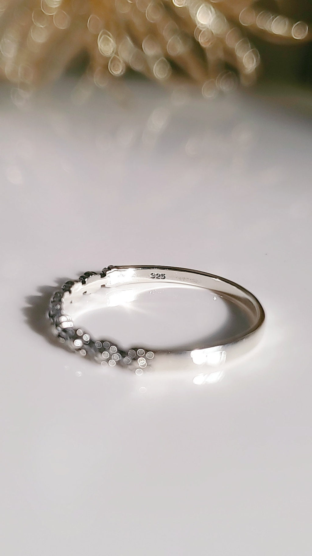 Sterling Silver Dainty Little Flowers Ring