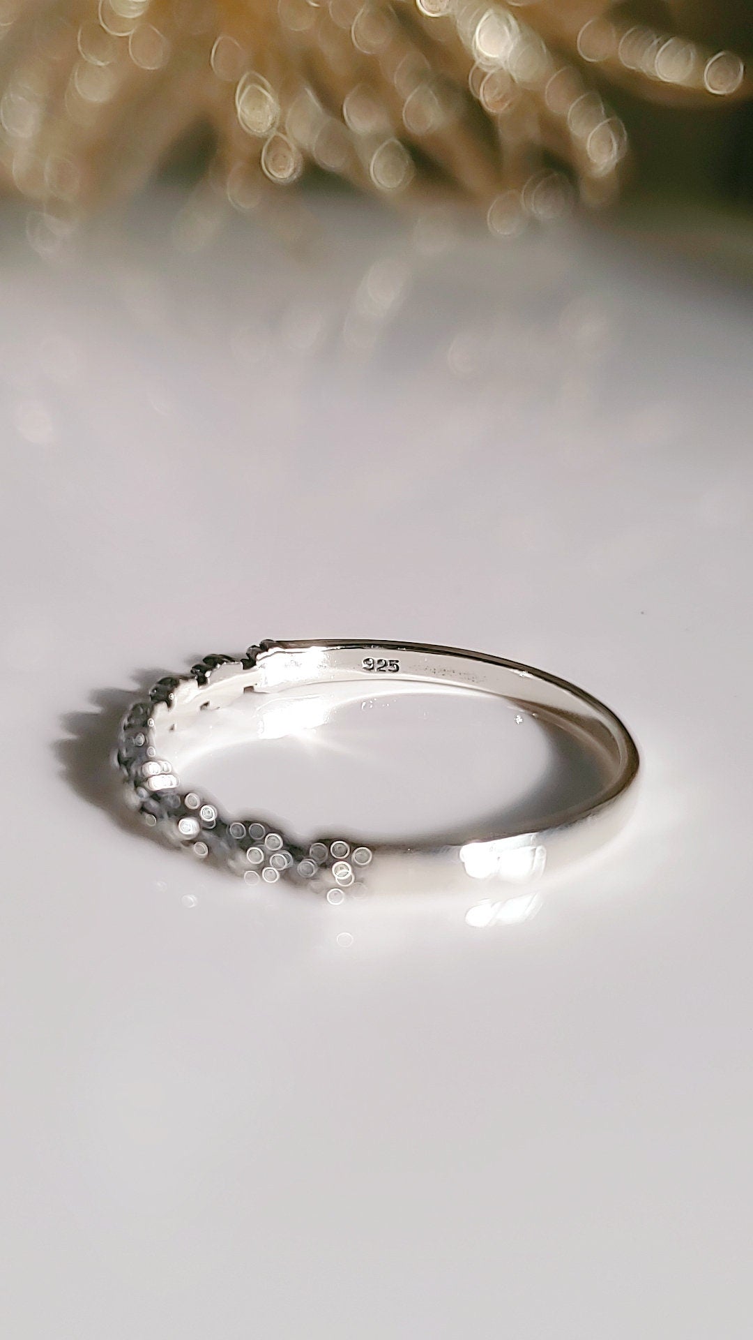 Sterling Silver Dainty Little Flowers Ring