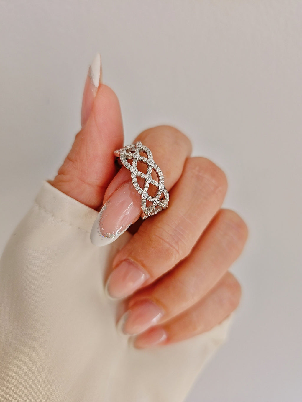 Celtic Anniversary Statement Ring
