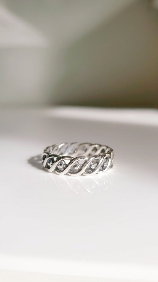 Braided Beaded Ring