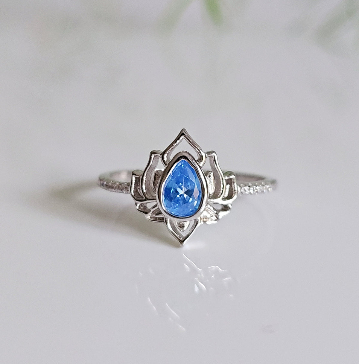 Lotus Ring – 925 Sterling Silver