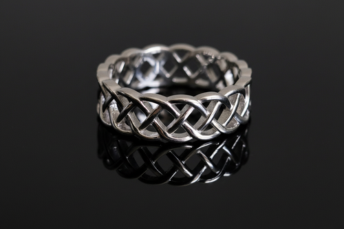 Celtic Braided Eternity Ring – 925 Sterling Silver