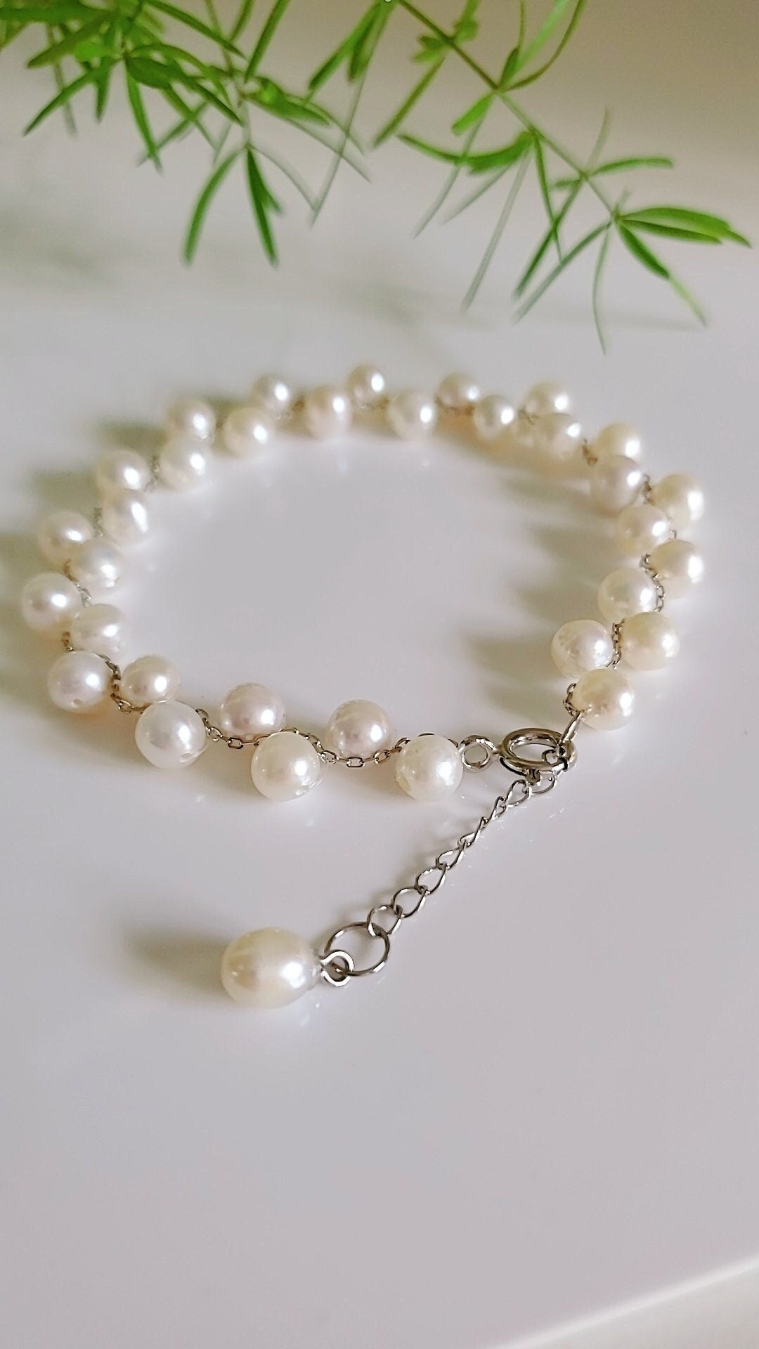 Fresh Water Pearl 925 Bracelet for Women