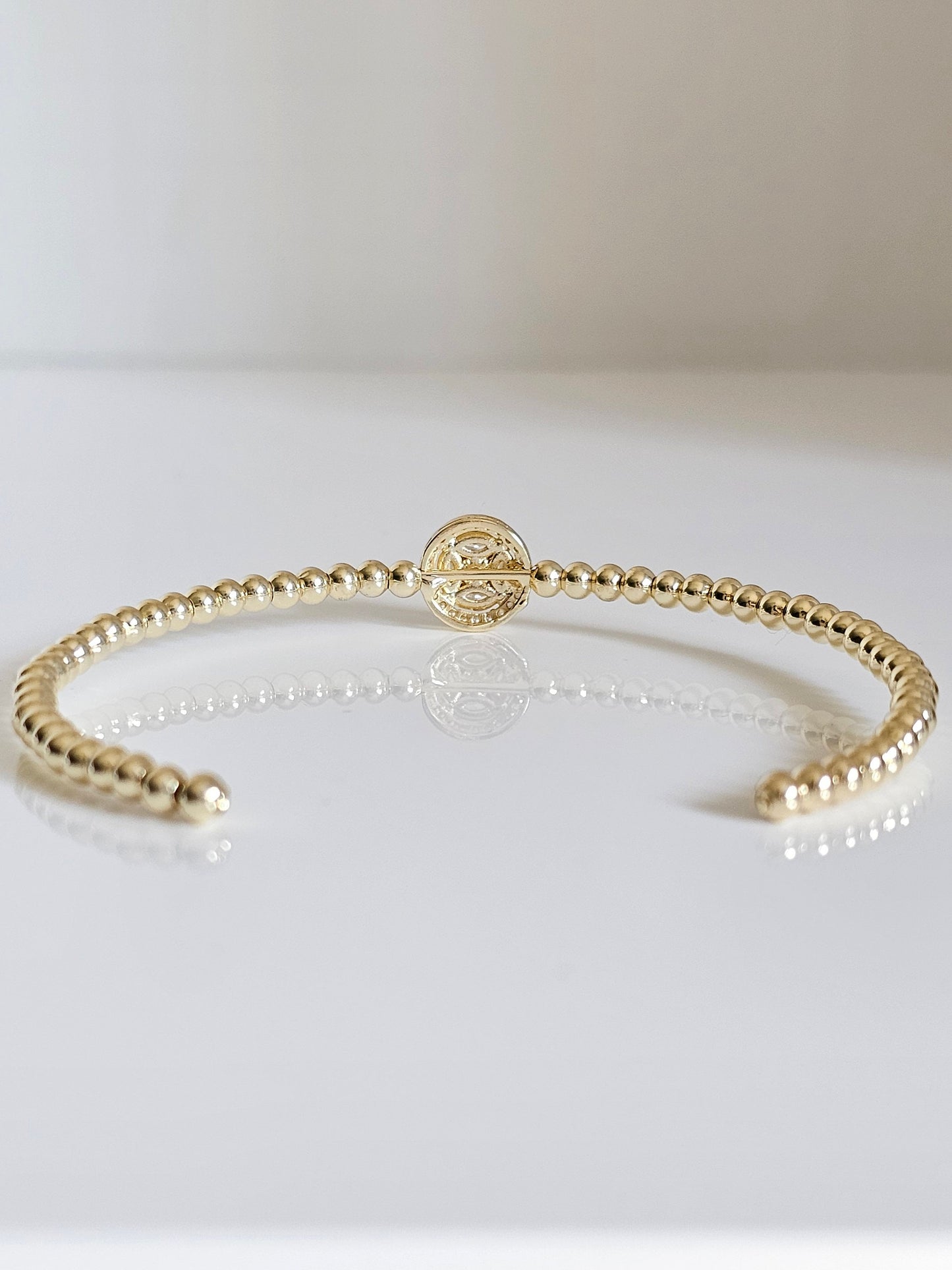 Dainty Gold Beaded Bracelet