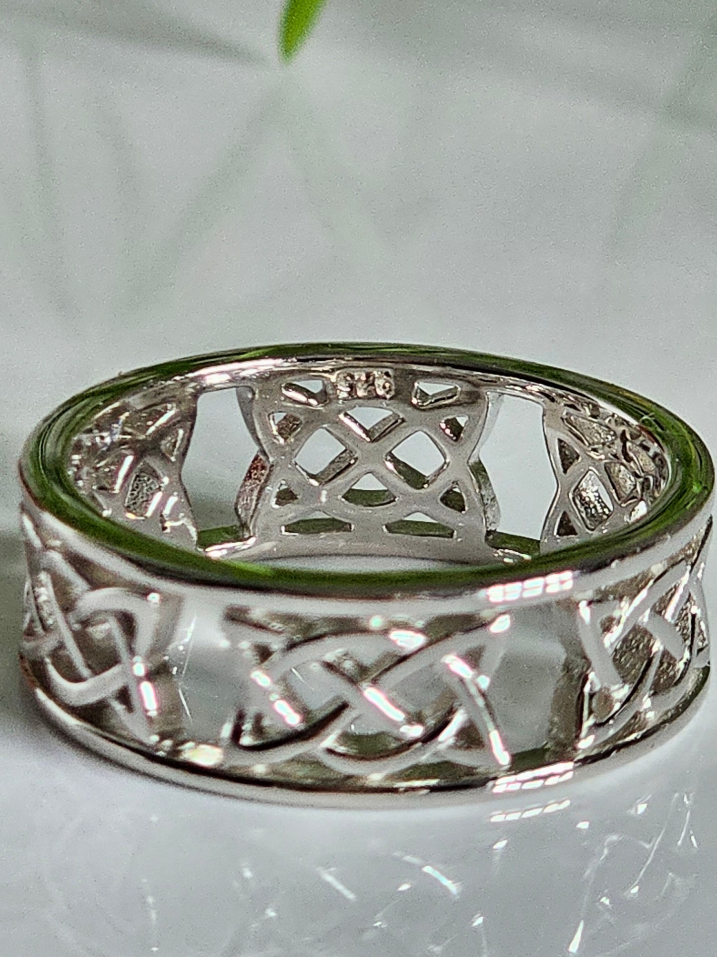 Celtic Sterling Silver Thumb Ring