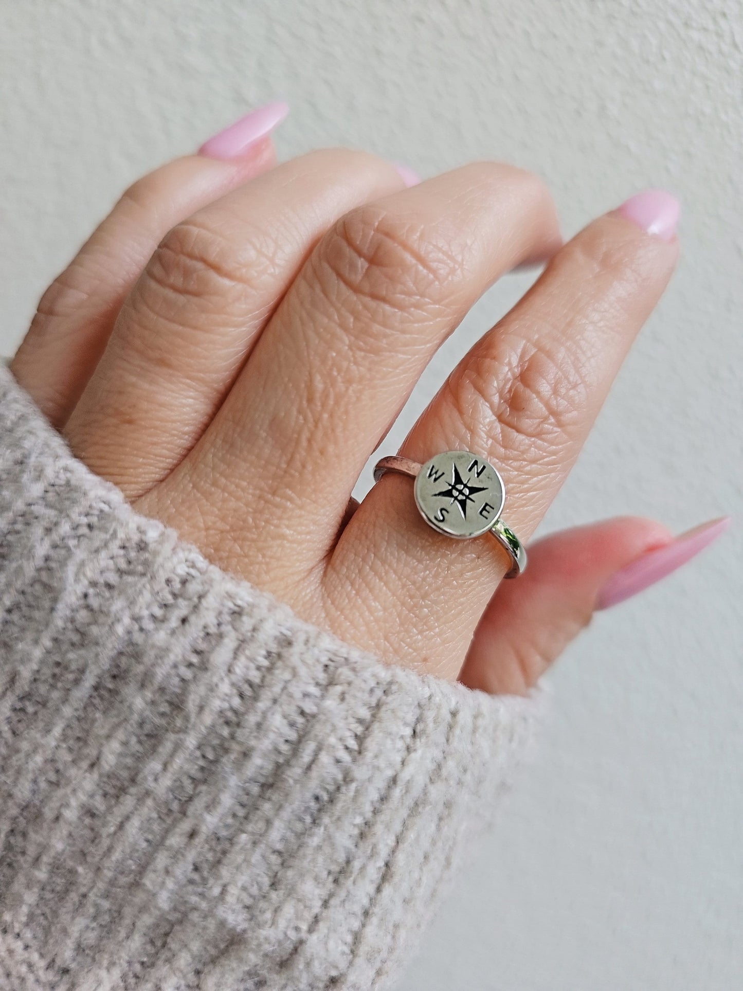 Nautical Ring Compass Ring