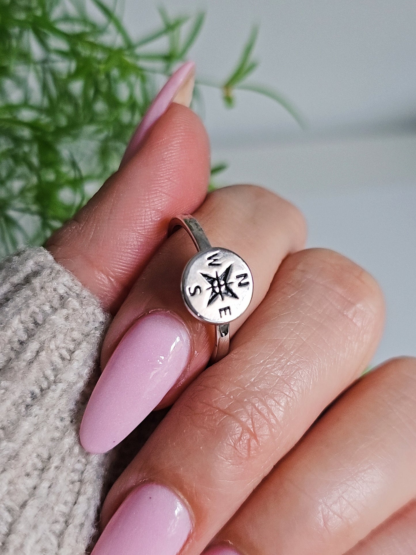 Nautical Ring Compass Ring