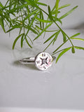 Nautical Compass Pinky Ring – 925 Sterling Silver