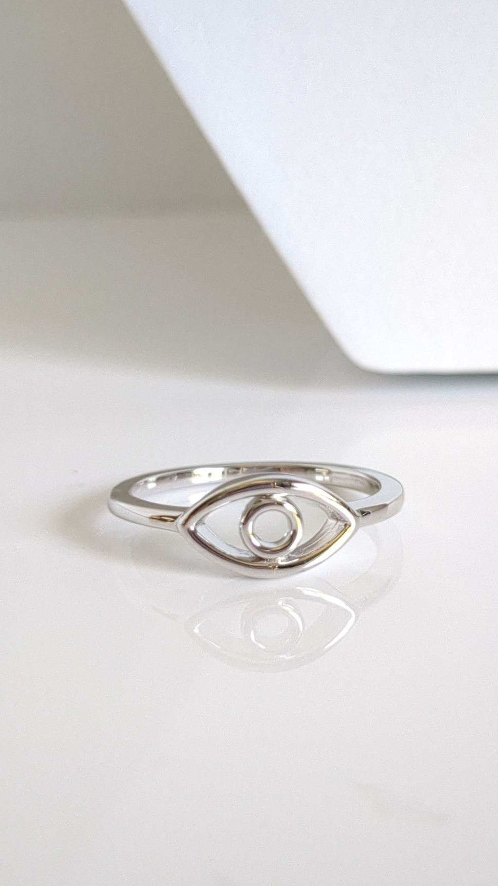 Evil Eye Ring – 925 Sterling Silver