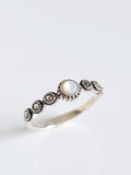 Mother of Pearl Sterling Silver Women Ring