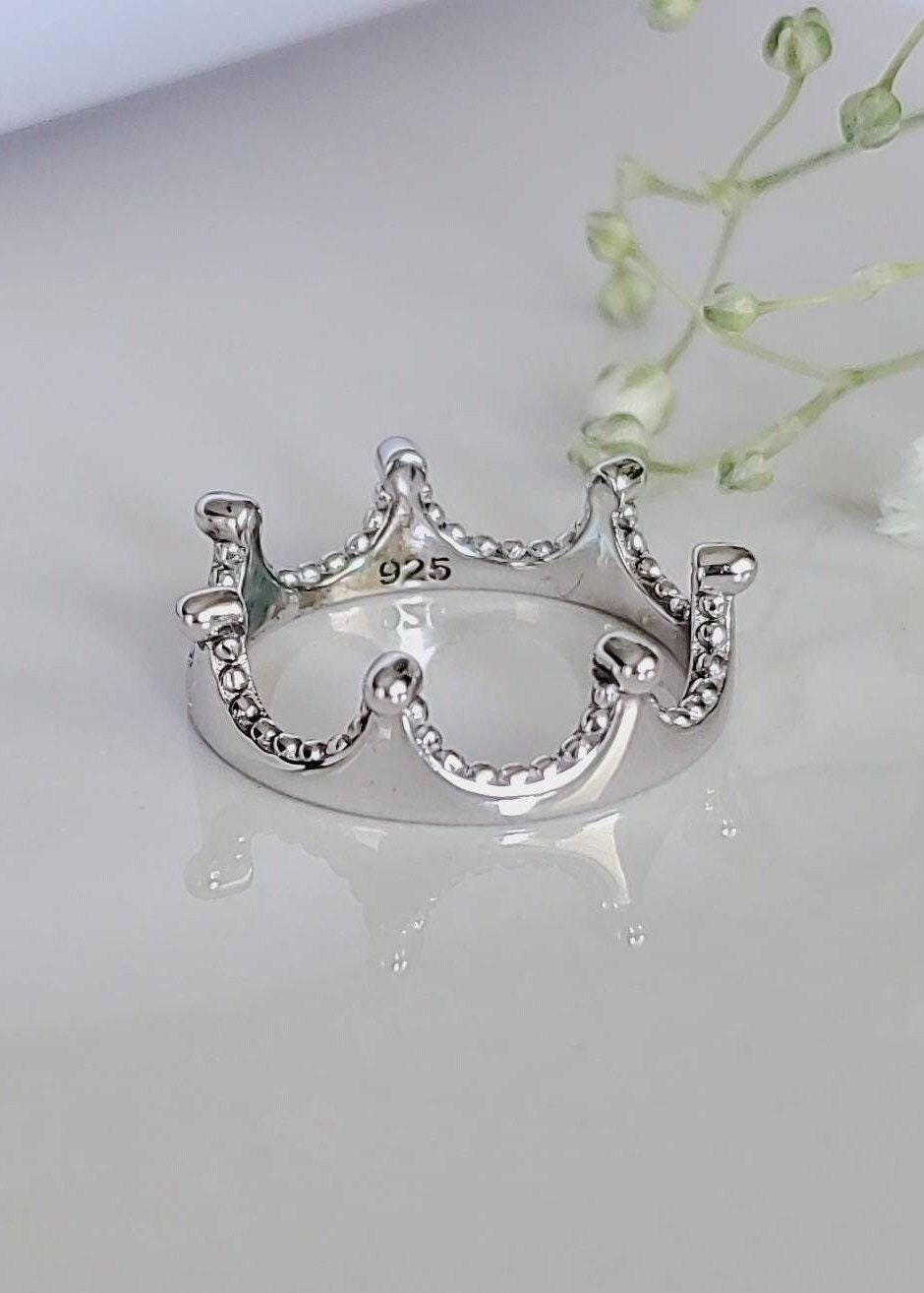 Crown Ring – Sterling Silver