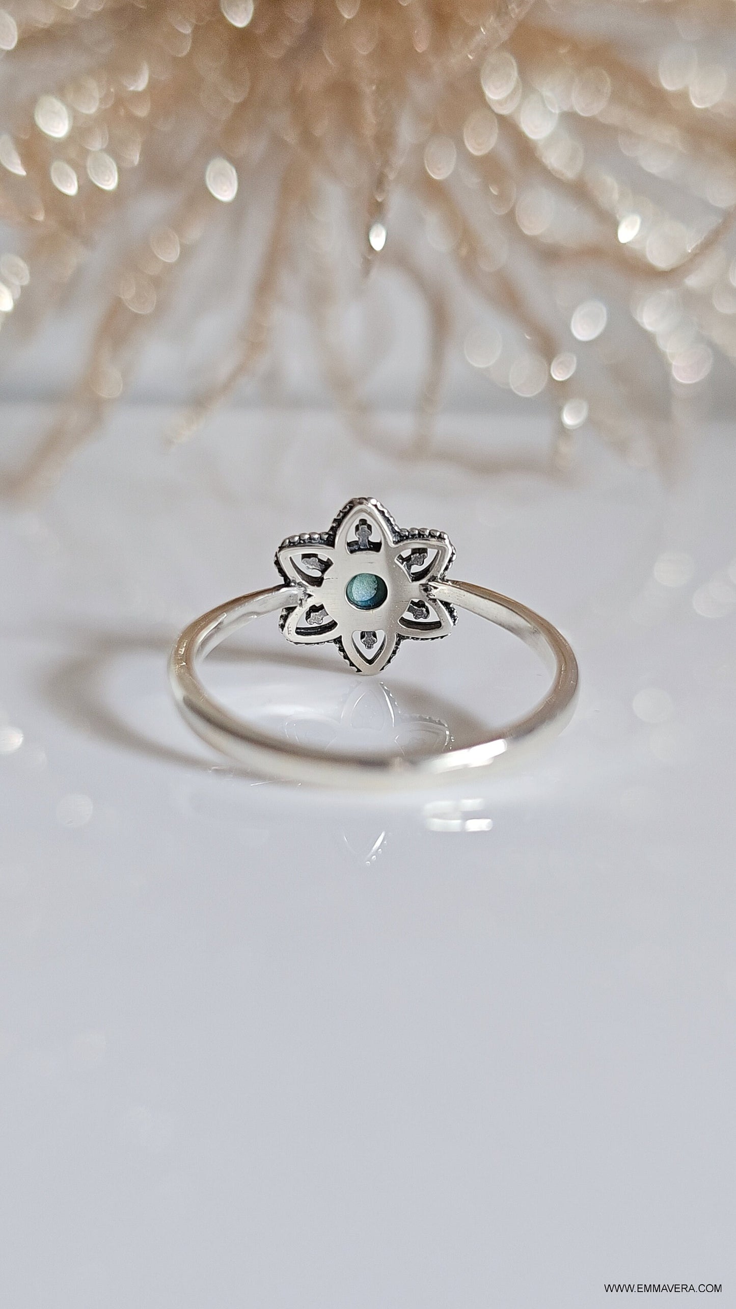 Turquoise Mandala Ring