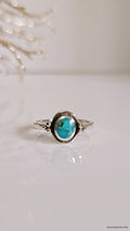 Bali Beaded Turquoise Ring – 925 Sterling Silver