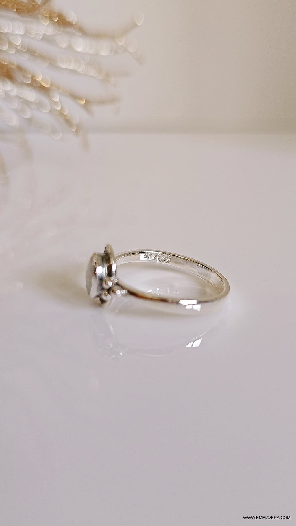 Rainbow Opal Ring – 925 Sterling Silver