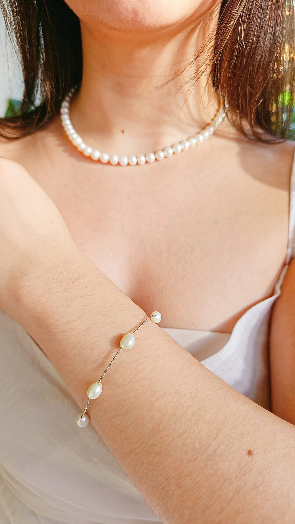 Sterling Silver Freshwater Pearl Necklace