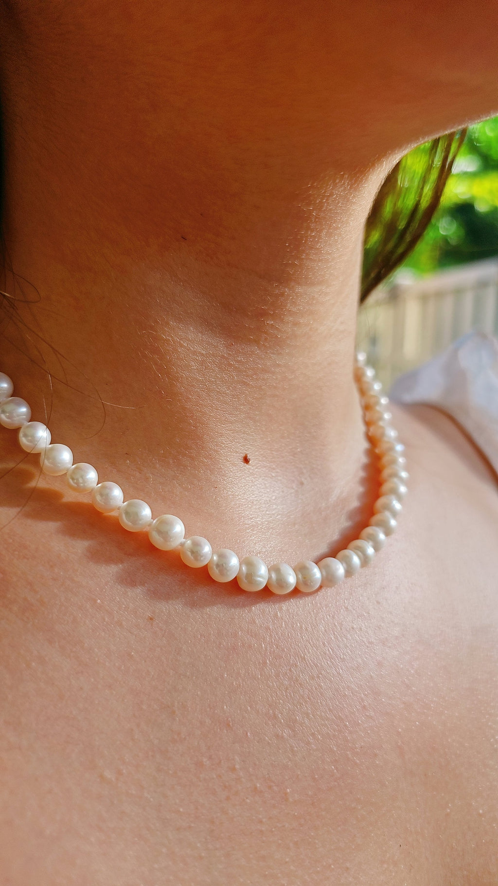 Sterling Silver Freshwater Pearl Necklace