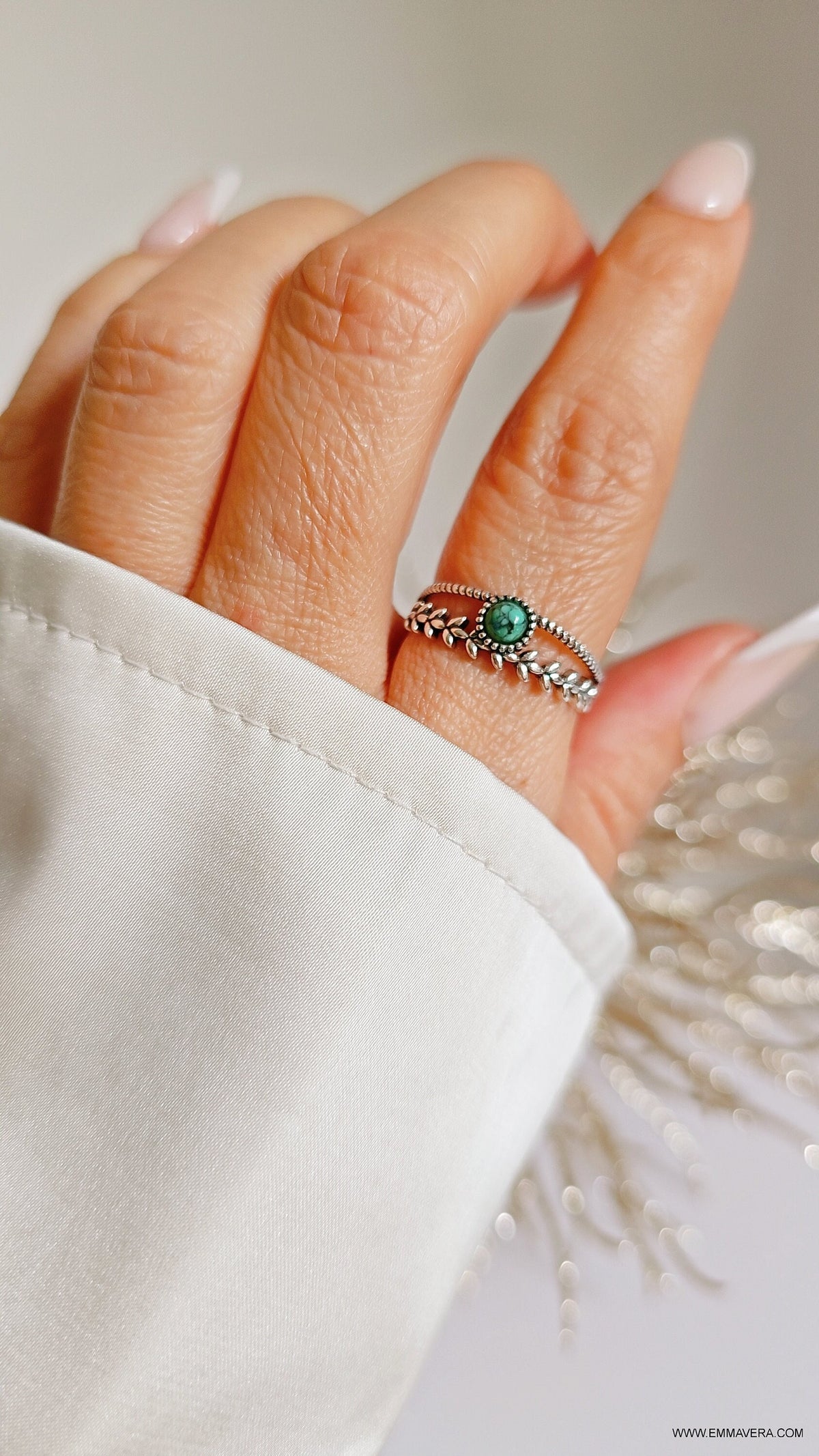 Multi Band Turquoise Ring