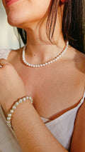 Sterling Silver Freshwater Pearl Necklace