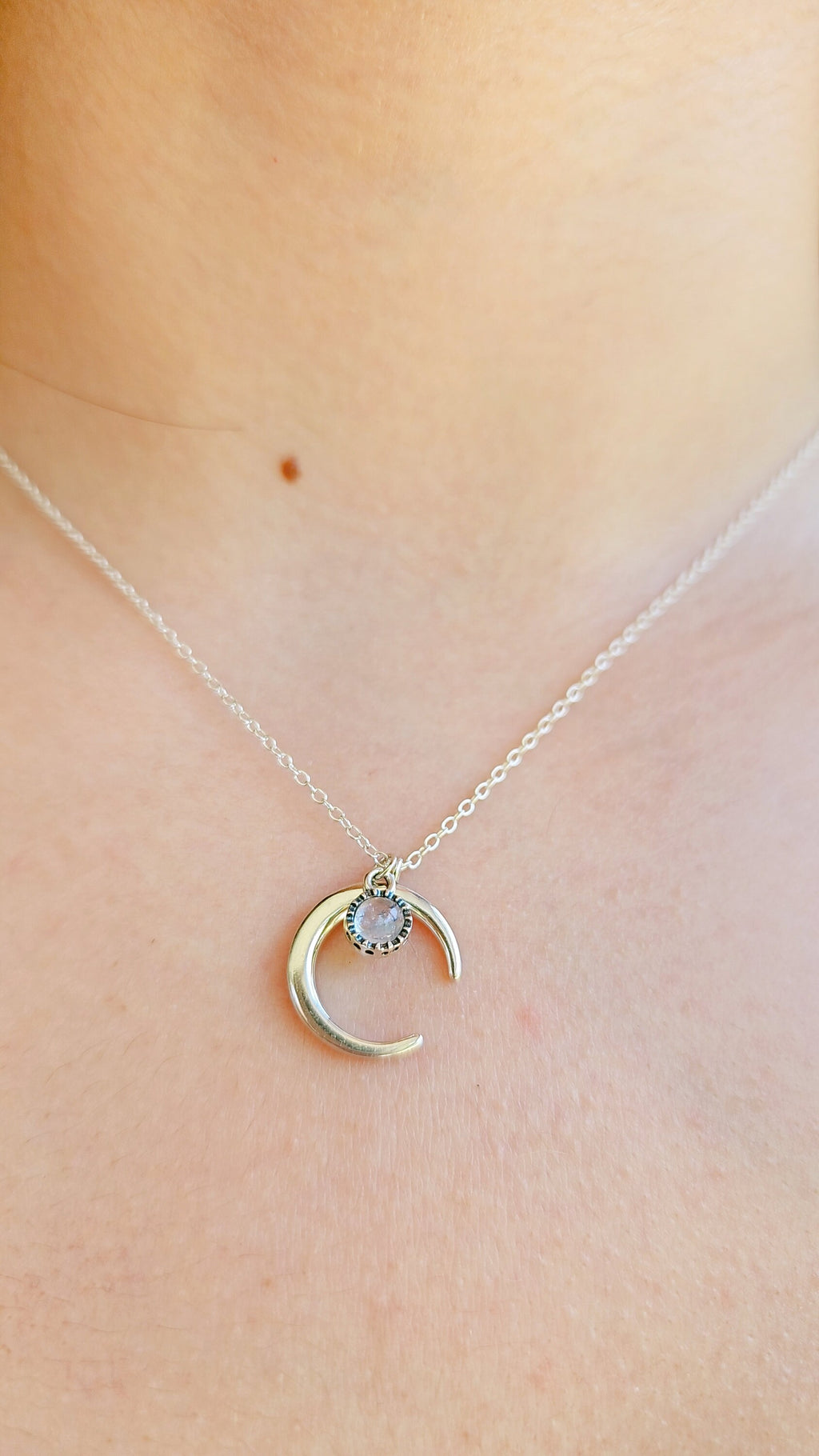 Moon Sun Celtic Pendant – Sterling Silver