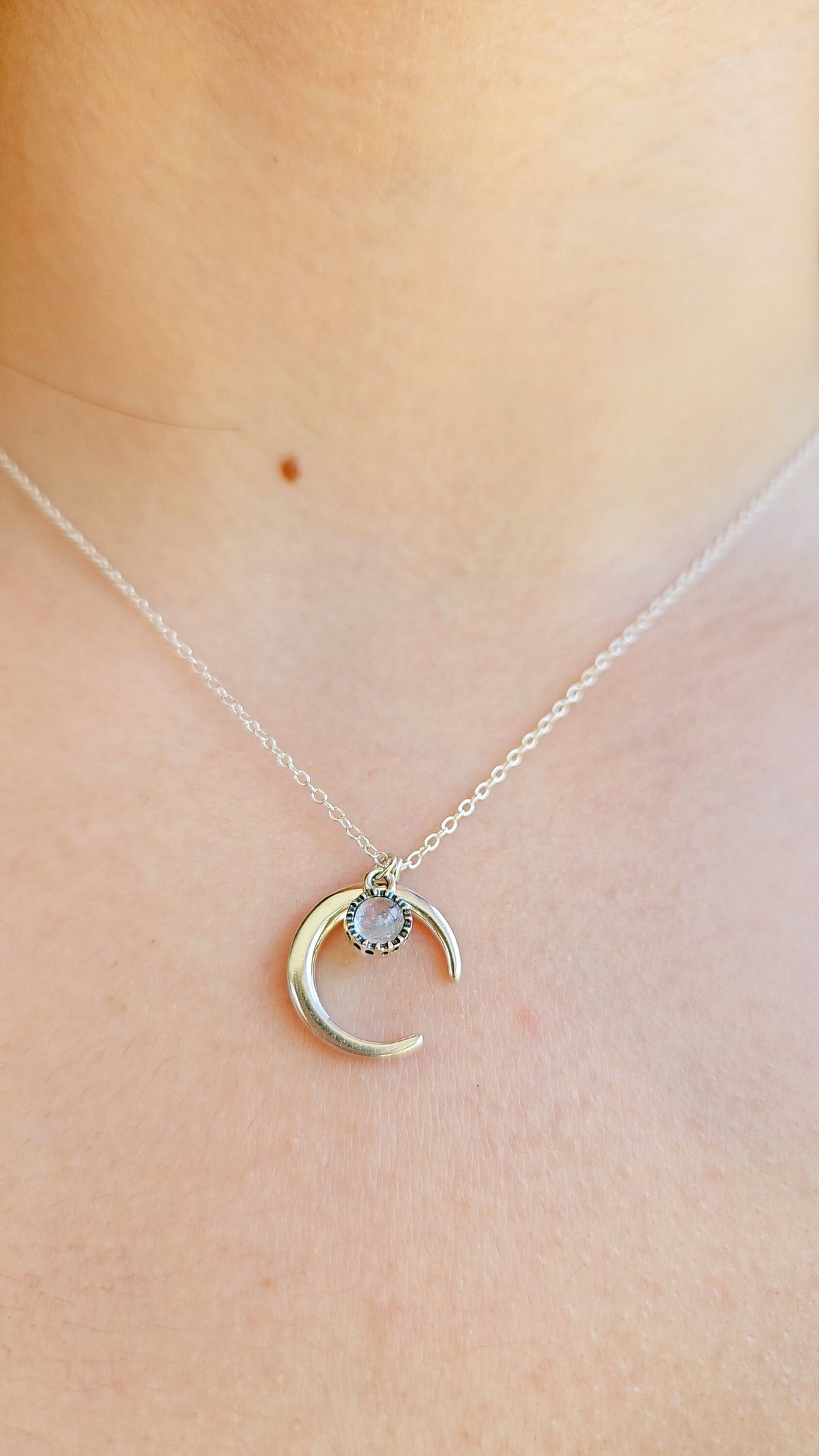 Moon Sun Celtic Pendant – Sterling Silver