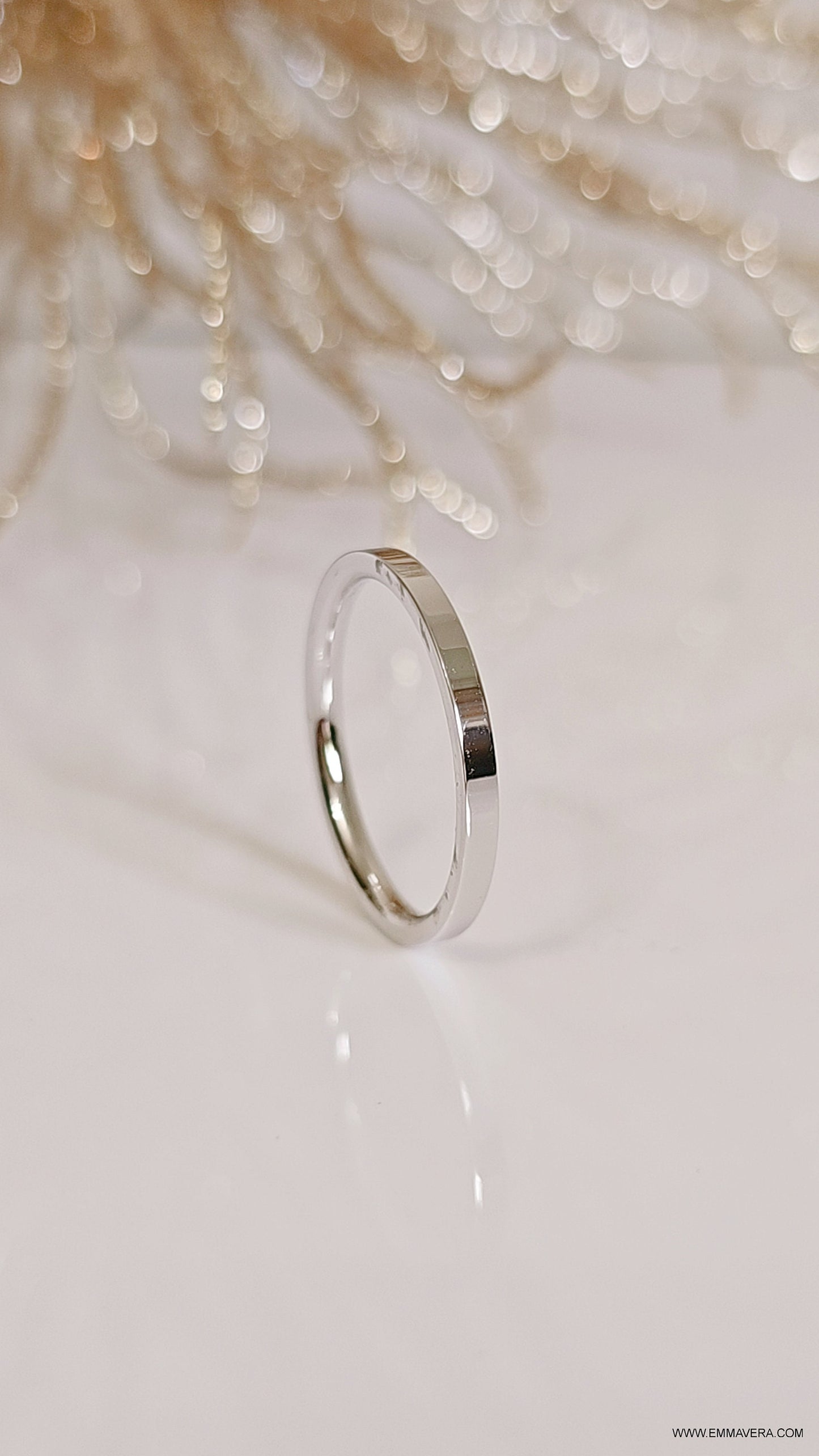 Sterling Silver 2mm Flat Band