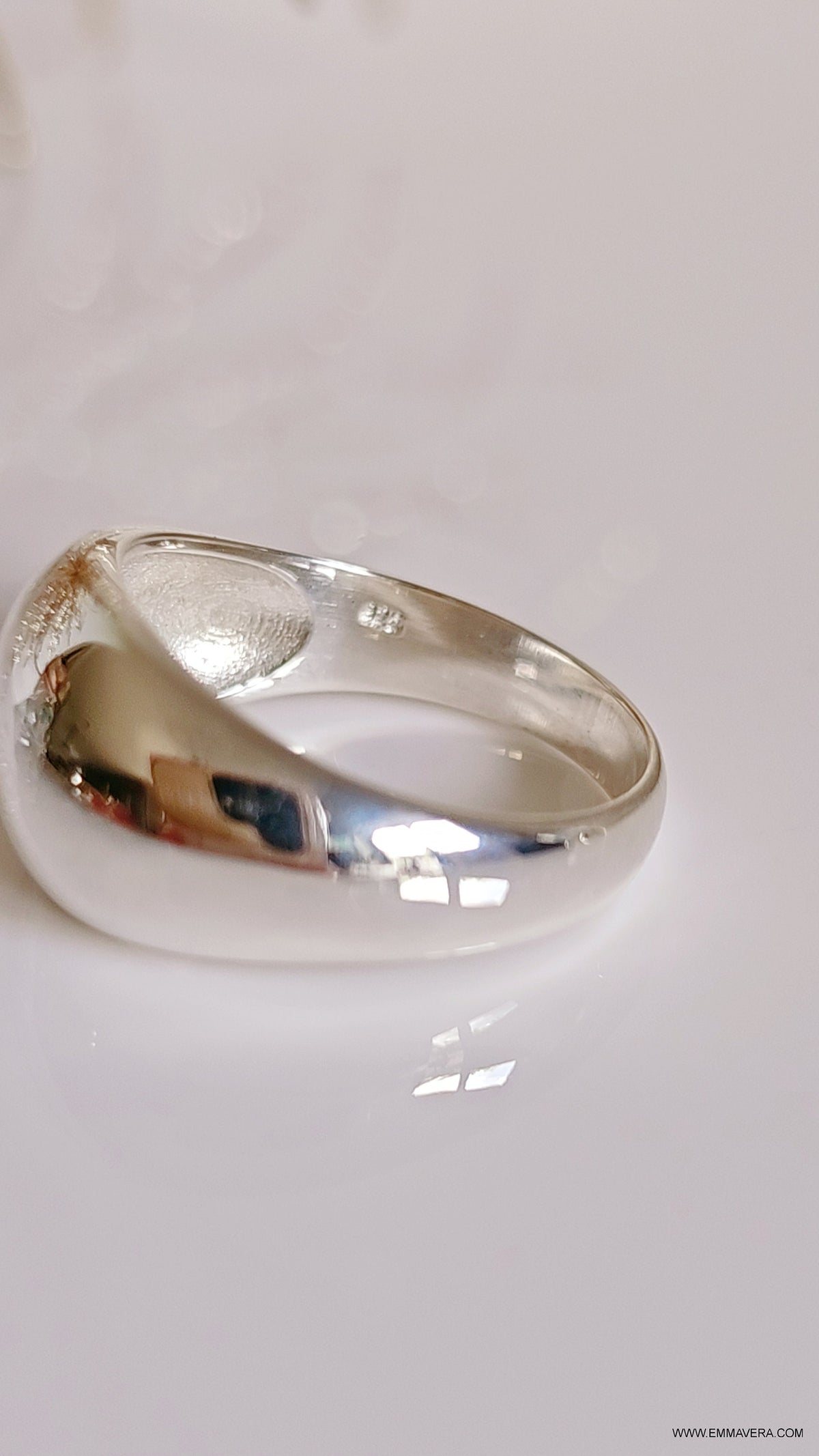 Dome Statement Ring – 925 Sterling Silver