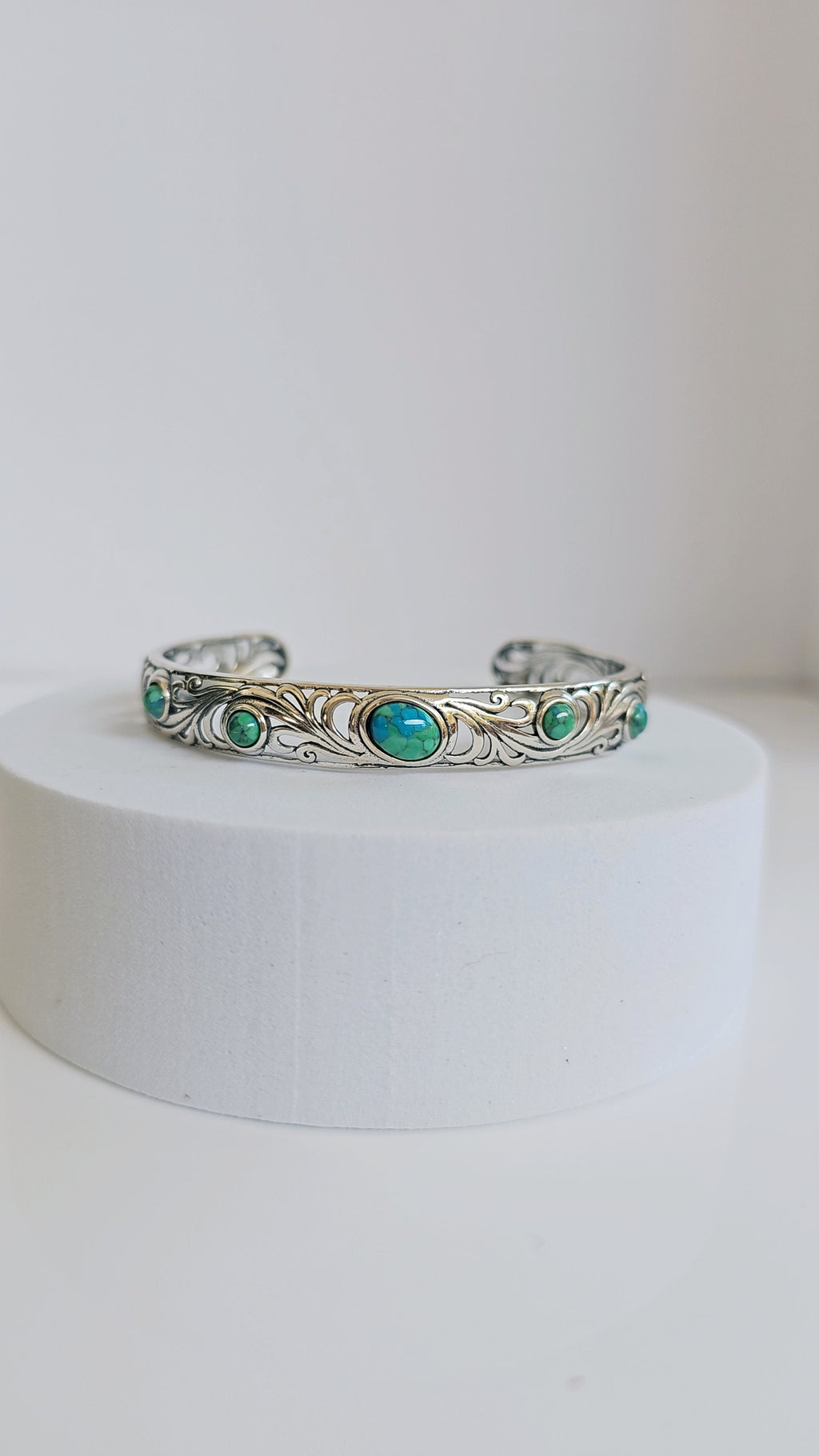 Turquoise Bangle Cuff Bracelet