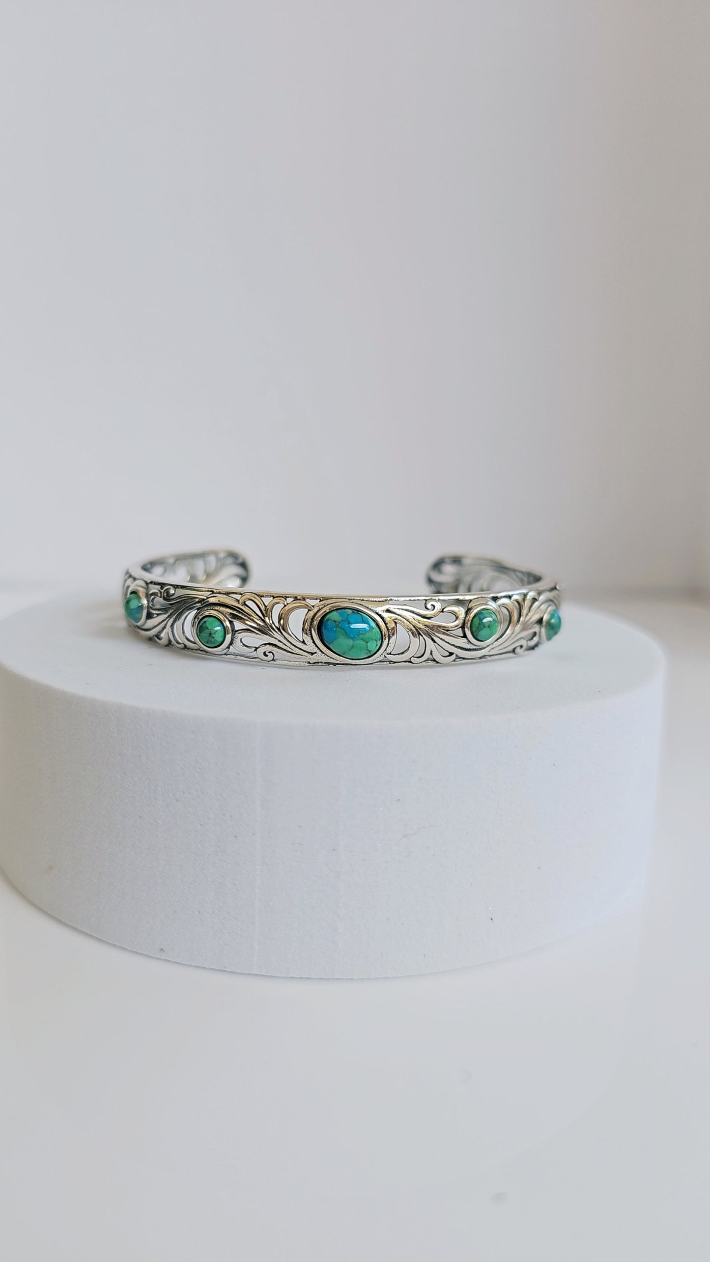 Turquoise Bangle Cuff Bracelet