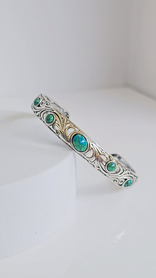 Turquoise Bangle Cuff Bracelet