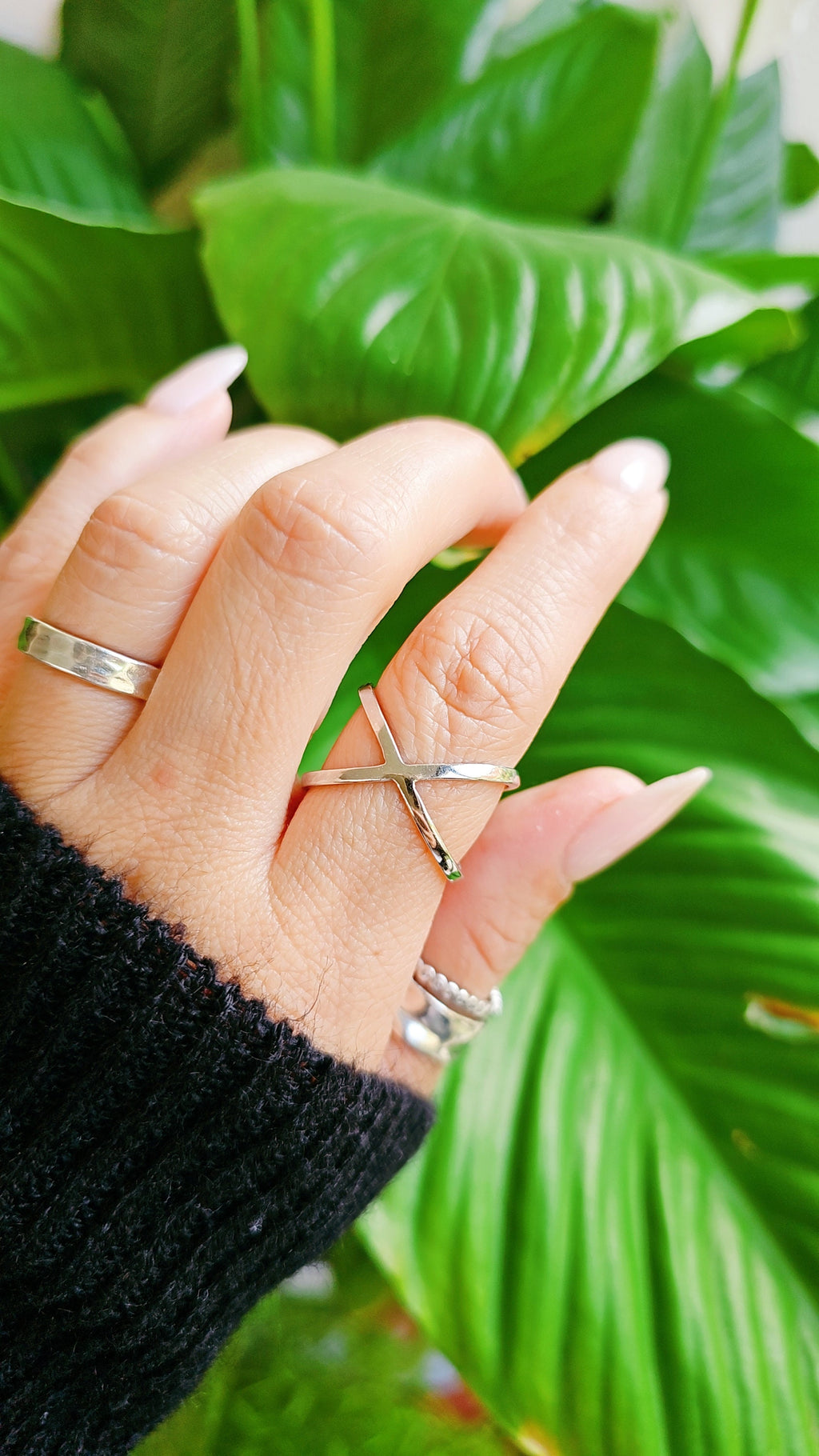 Criss Cross Ring – Sterling Silver