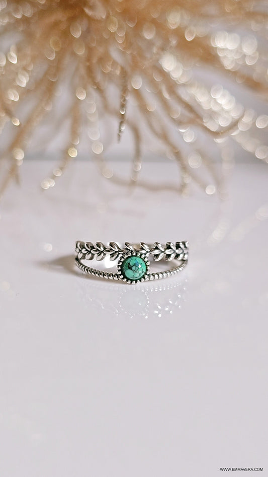 Multi Band Turquoise Ring
