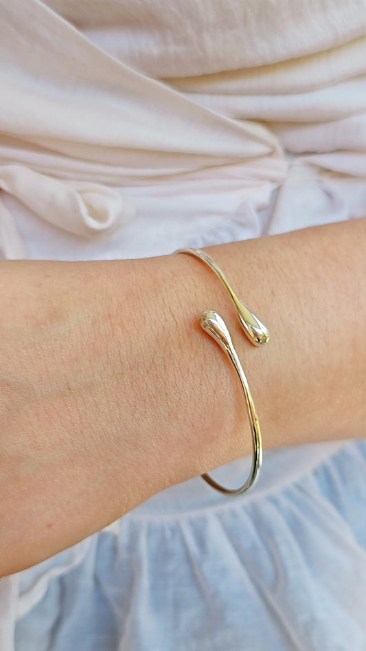 Sterling Silver Adjustable Bangle Bracelet