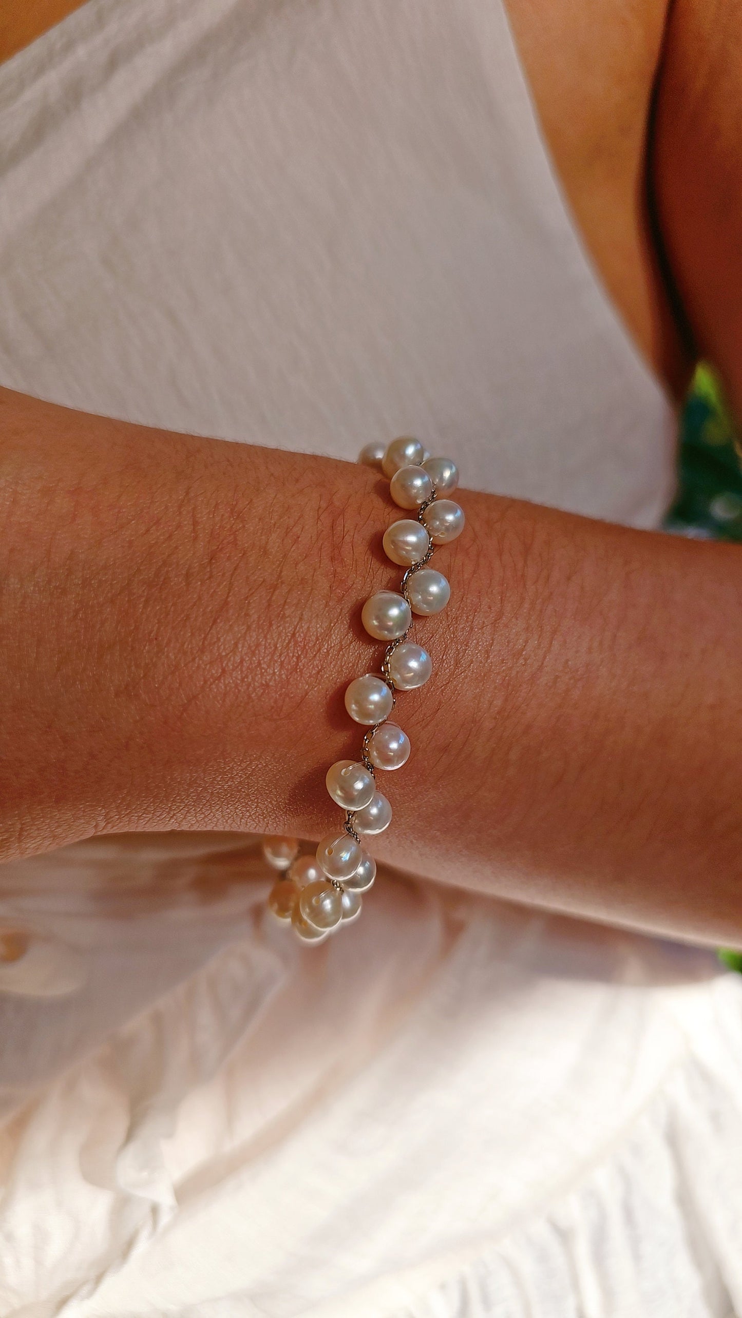 Fresh Water Pearl 925 Bracelet for Women