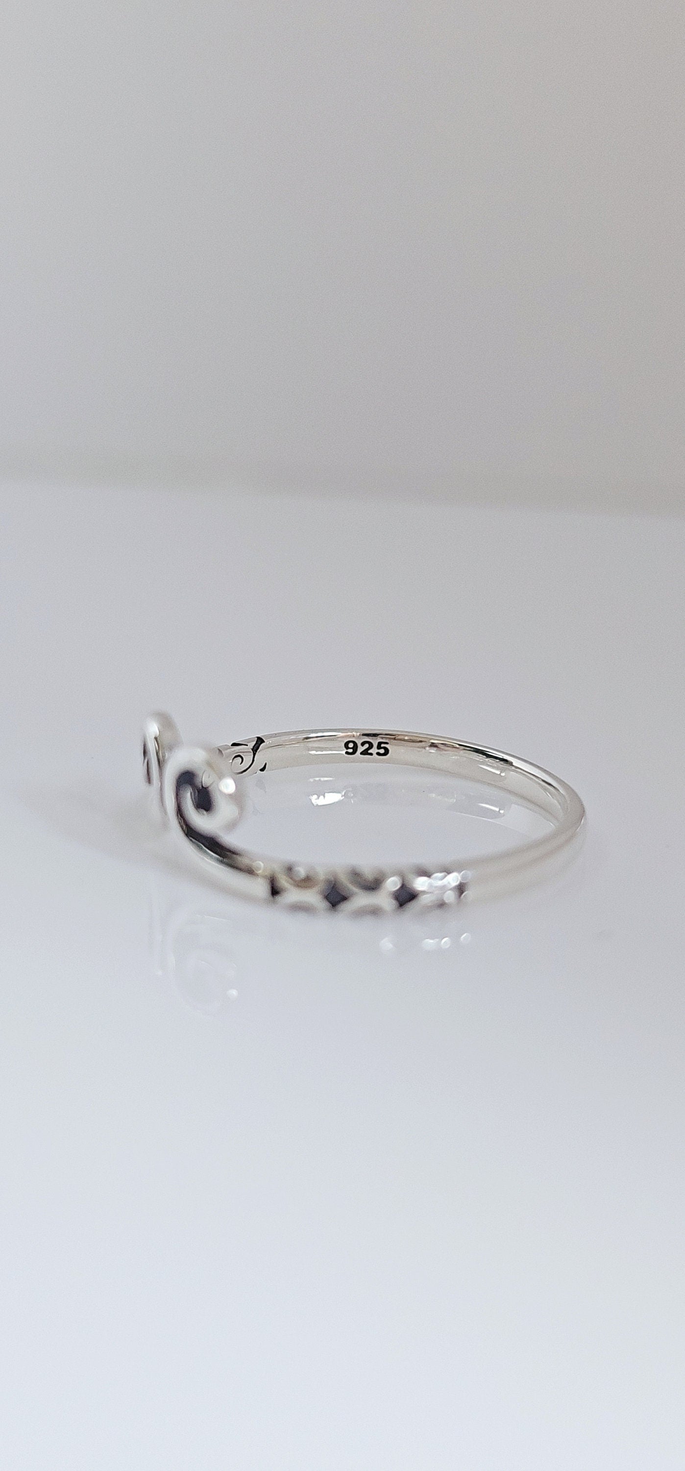 Dainty Spiral Ring Sterling Silver Women Ring