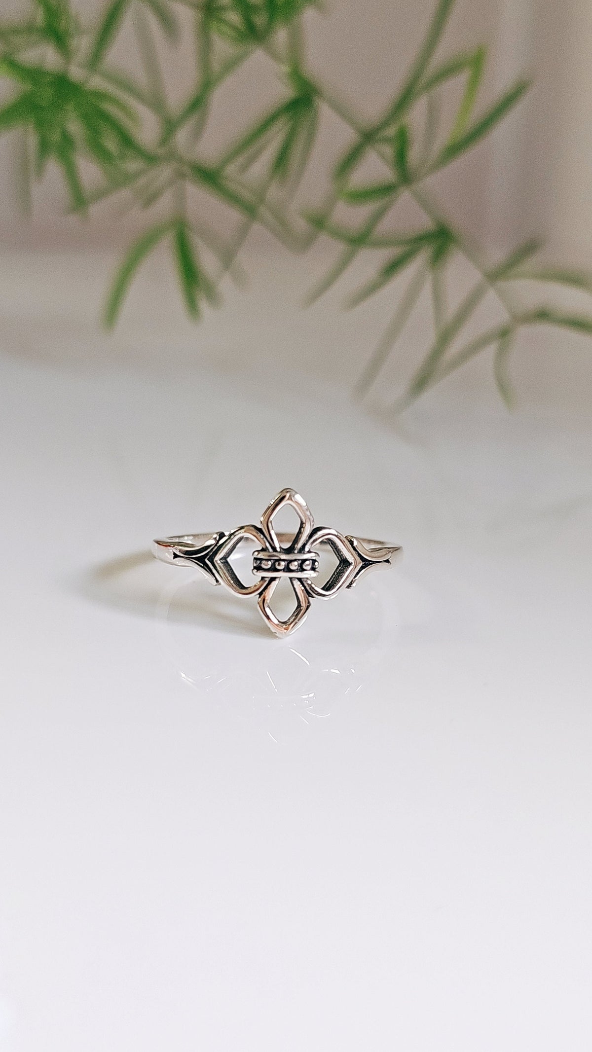 Sterling Silver Fleur de Lis Ring