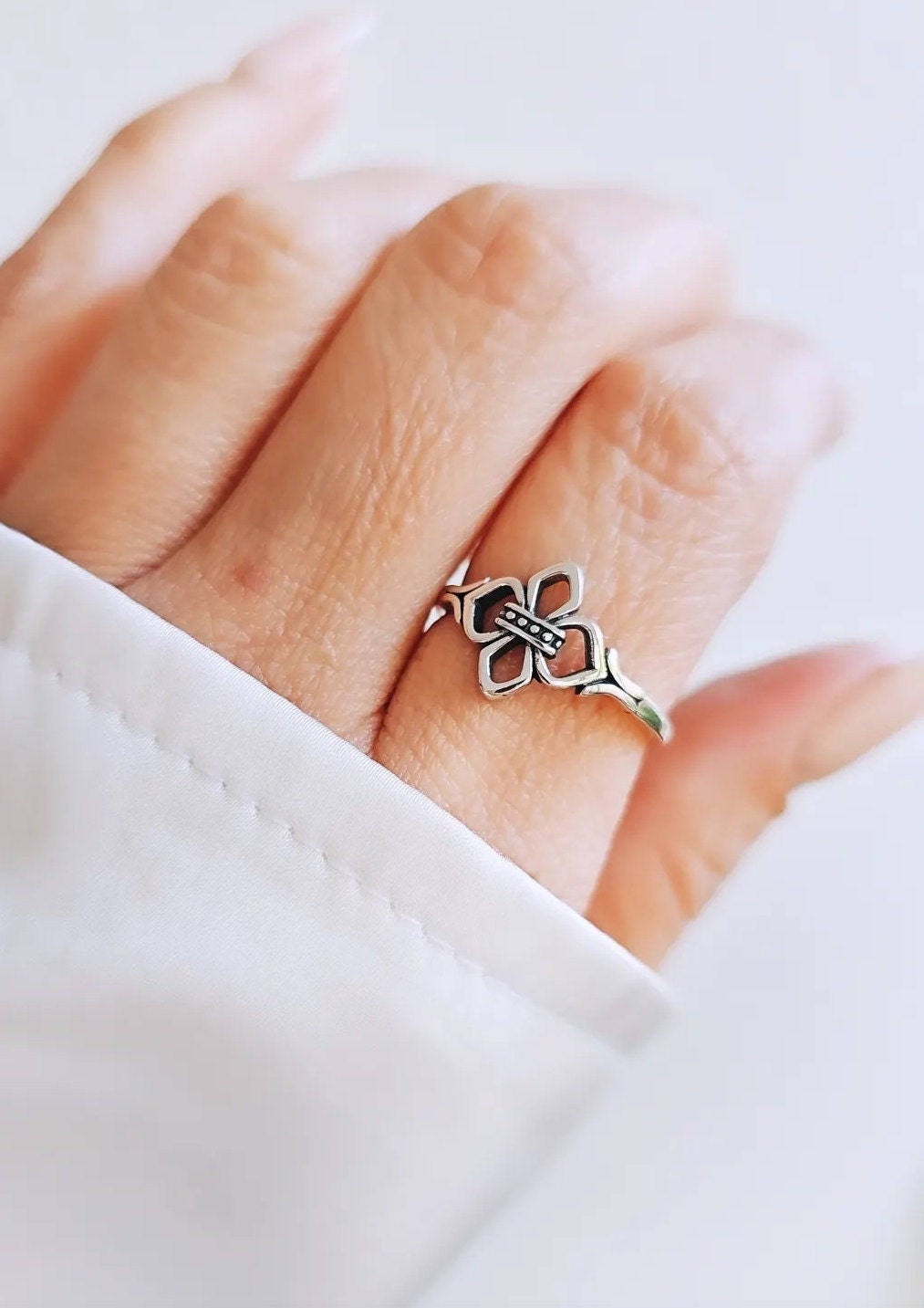 Sterling Silver Fleur de Lis Ring