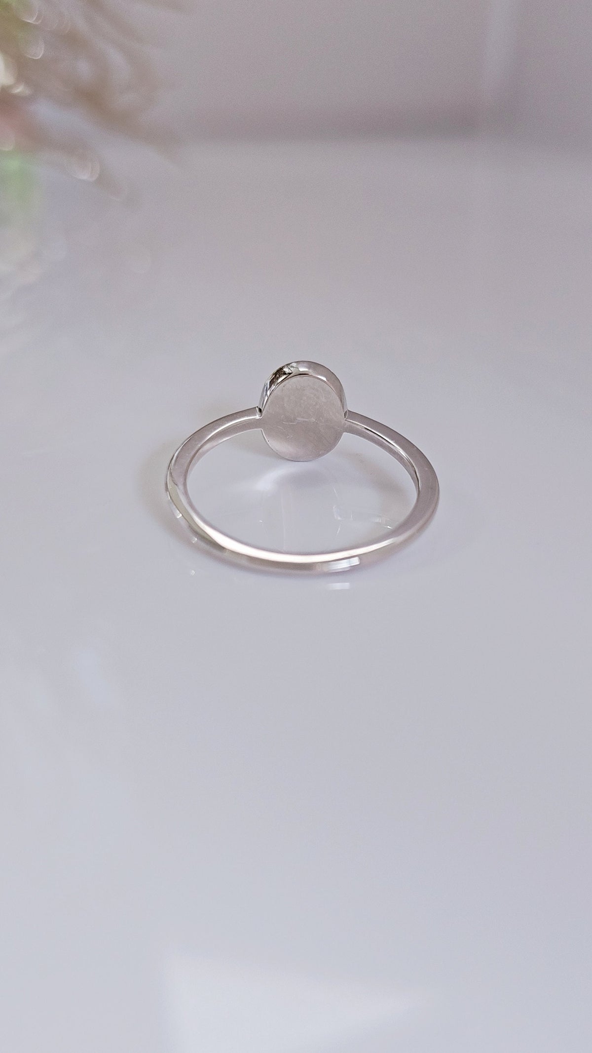 Rose Quartz Ring – Sterling Silver