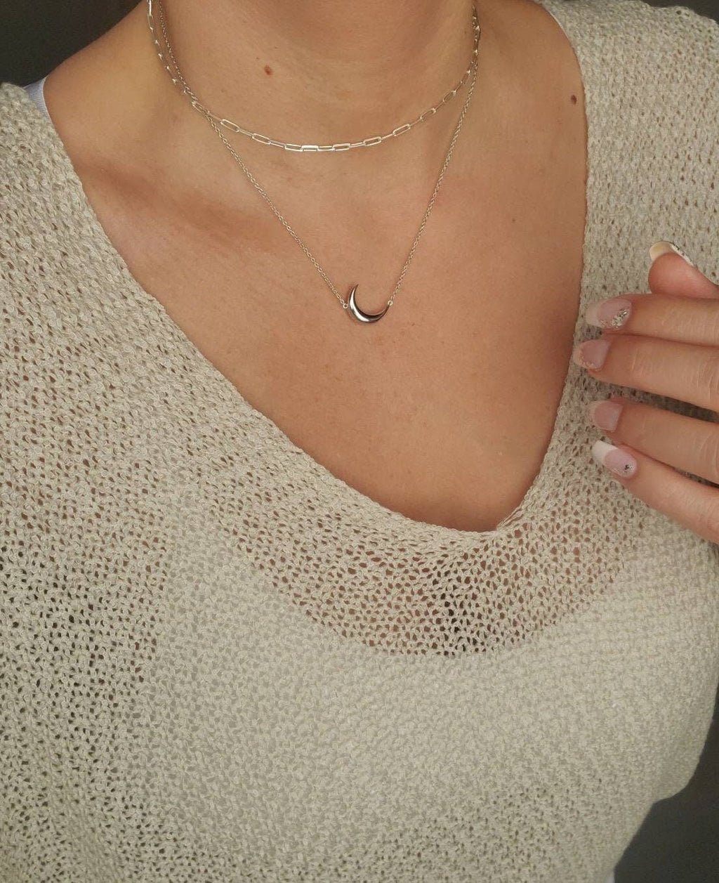Moon Crescent Necklace
