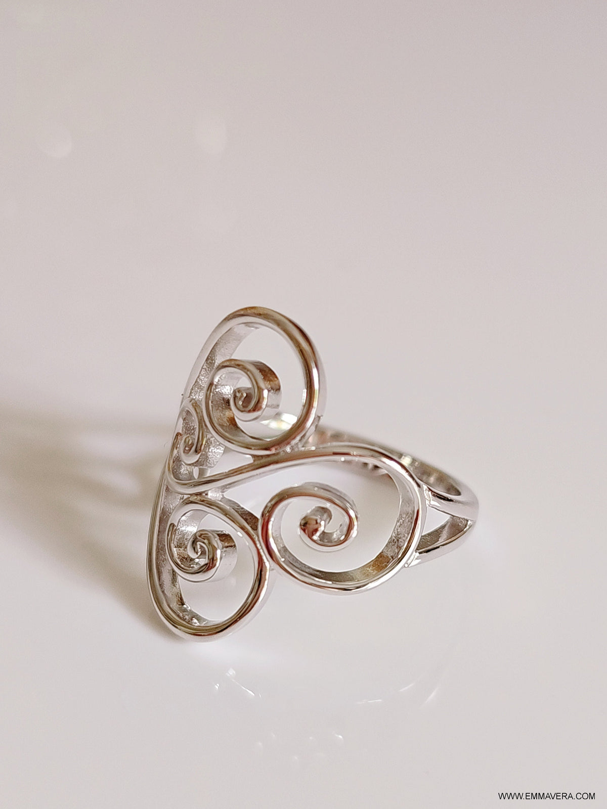 Women's Statement Ring – 925 Sterling Silver