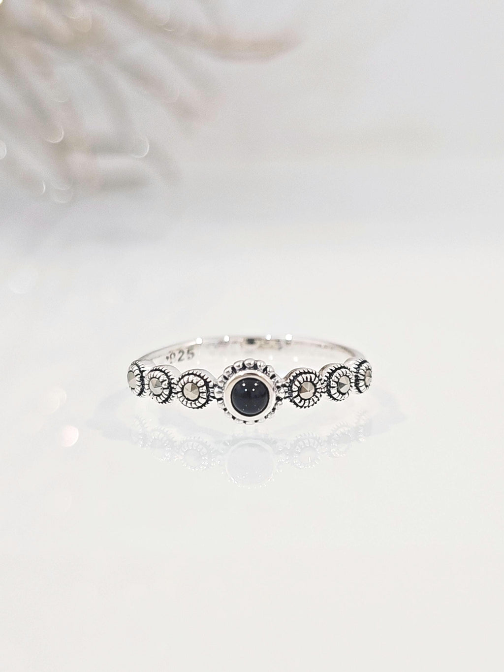 Genuine Black Onyx Ring