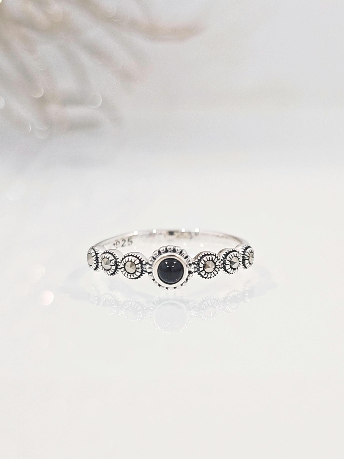 Genuine Black Onyx Ring