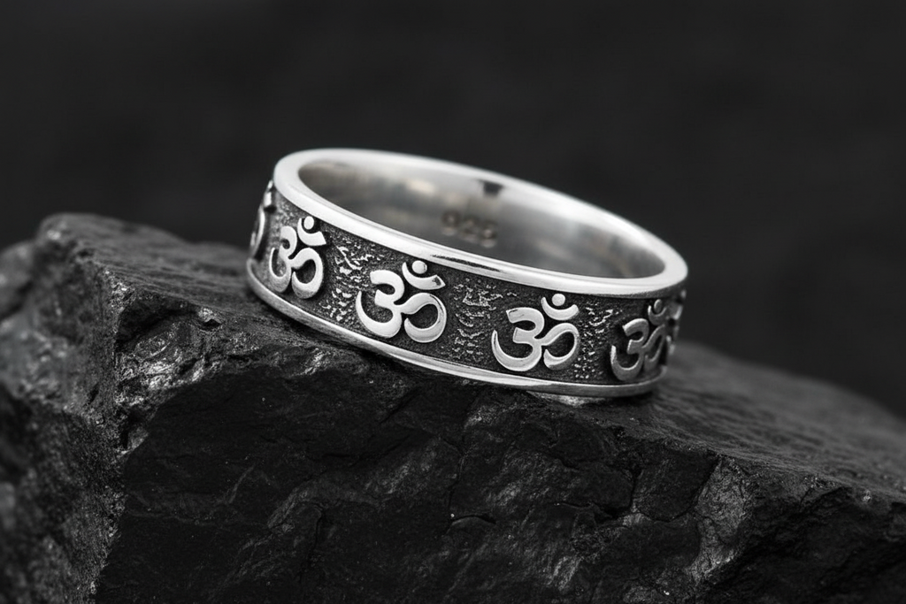 OM Ring Sterling Silver 6.2mm