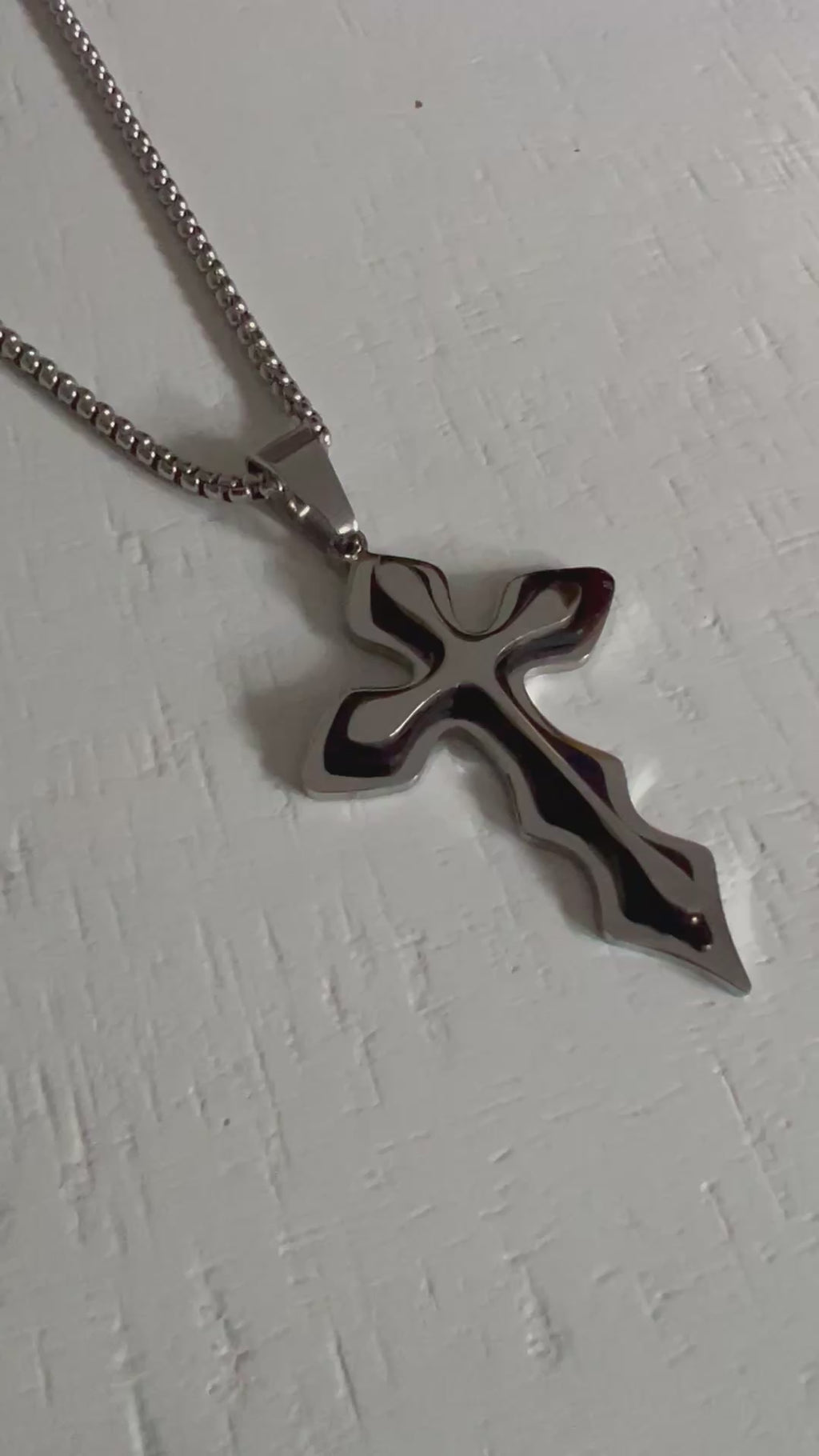 Medieval Cross Hydro Black Men's Chain – Stainless Steel